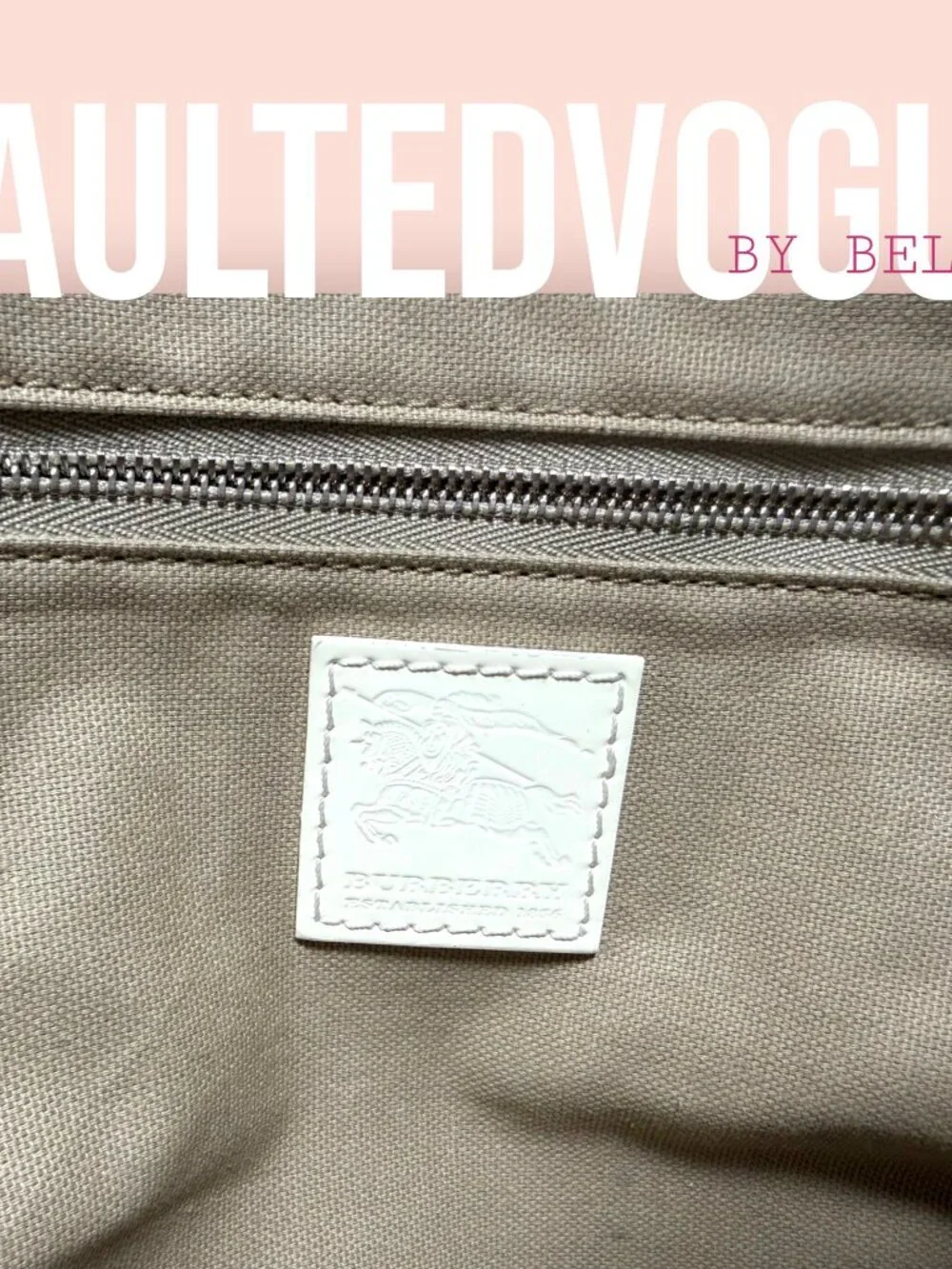 Burberry Nova Check Hearts Tote 💕 Rare Print Canvas Bag - Picture 9 of 11